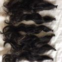 Brown Virgin wavy hair -6 pieces of 10 inches