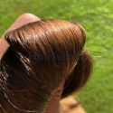 11” of virgin auburn hair for sale 4” thick
